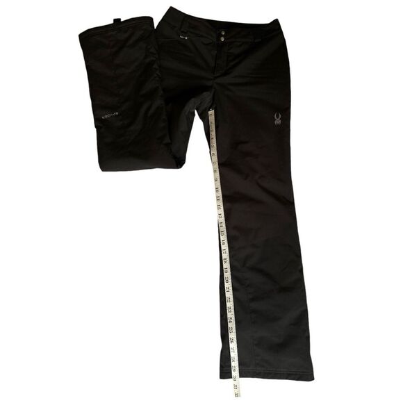 Spyder Winner Athletic Fit Black Insulated Snow Pants Women’s Size 8 - Picture 7 of 8